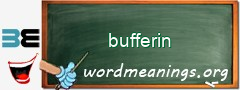 WordMeaning blackboard for bufferin